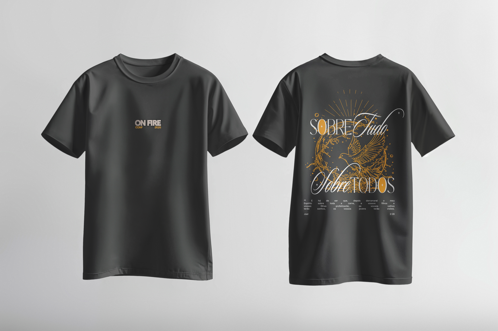 Camisa Oversized - Cinza | ON FIRE 2K26